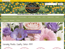 Tablet Screenshot of cedarhillflowers.com